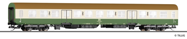Tillig 12607 - TT - Personenwagen 2. Kl., DR, Ep. IV - Wagen 1
